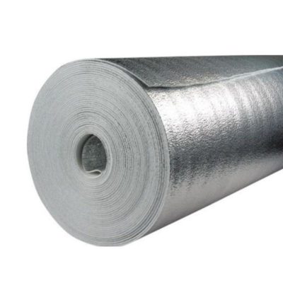 Пенолин подложка Фольга (ширина 1.2м 36кв.м)  5мм