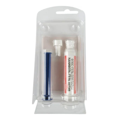 Флюс-гель для пайки "Канифоль-гель актив" 12 мл шприц