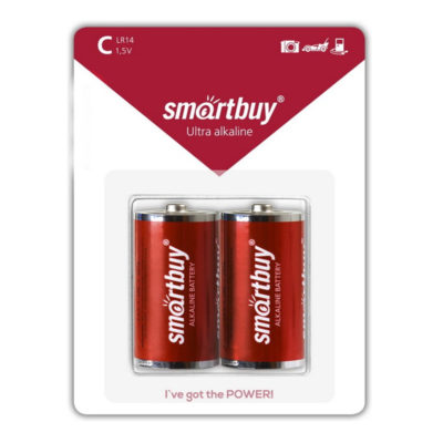 Батарейка алкалиновая Смартбай LR20/2B
