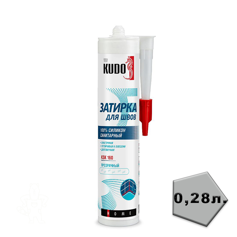 Герметик-затирка силикон. санит. HOME Слоновая кость RAL1015 280мл