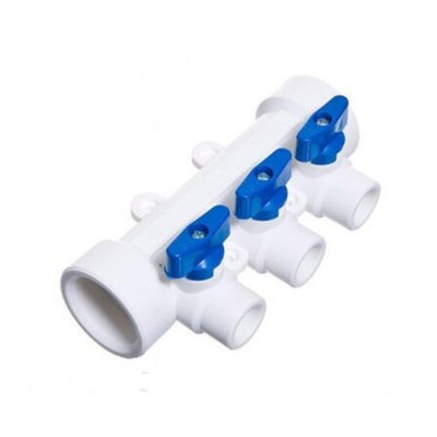 Коллектор с шаровыми кранами 32*20*3