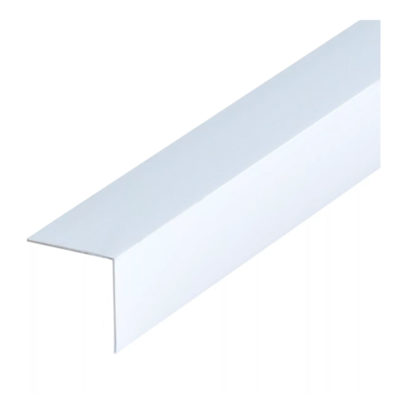 Угол 50*50 белый пластик. в защитной пленке (3 м)