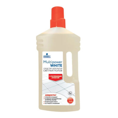 Средство для мытья светлых полов Prosept Multipower White 1 л