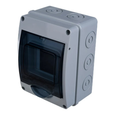 Щиток ОП 3 мод. IP65 с вертик.дверцей 160*130*91 мм TYCO