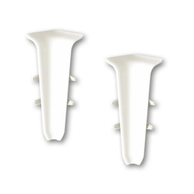 Угол внутренний д/плинтуса 70 мм Деконика кремово-белый 033