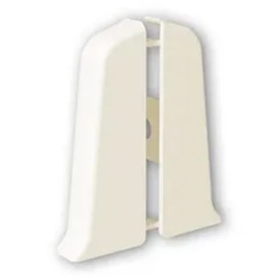 Торцевые(пара) д/плинтуса 700 мм Деконика кремово-белый 033