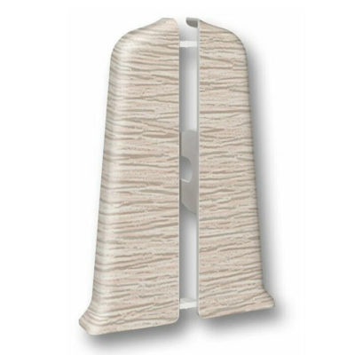 Торцевые(пара) д/плинтуса 70 мм Деконика Сосна северная 274