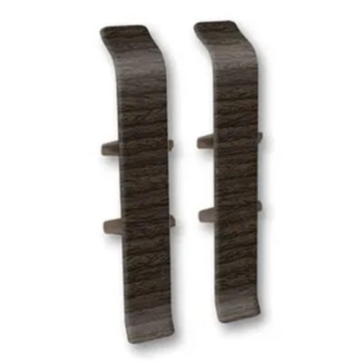 Соединитель для плинтуса 70 мм Деконика Венге 301