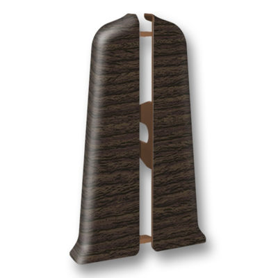 Торцевые(пара) д/плинтуса 70 мм Деконика Венге 301