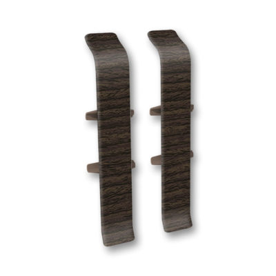 Соединитель д/плинтуса 70 мм Деконика Венге темный 303