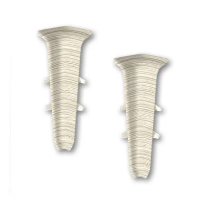 Угол внутренний д/плинтуса 85 мм Деконика Дуб жемчужный 418