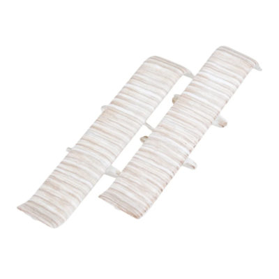 Соединитель д/плинтуса 85 мм Деконика Ясень бьянко 255