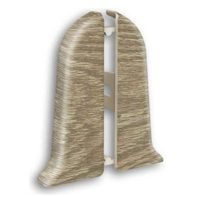 Торцевые(пара) для плинтуса 85 мм Деконика Дуб мокко 208