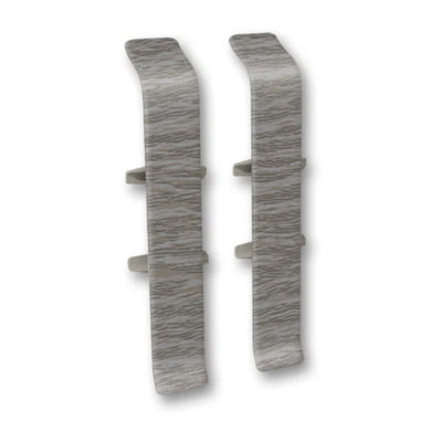 Соединитель д/плинтуса 85 мм Деконика Дуб пепельный 210