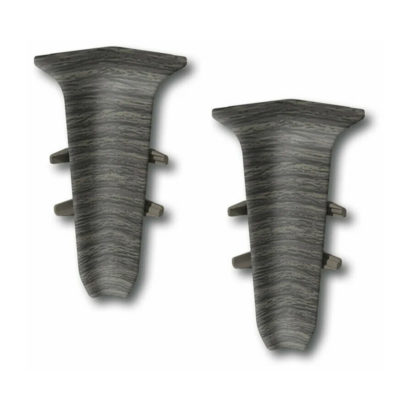 Угол внутренний д/плинтуса 85 мм Деконика Каштан серый 352