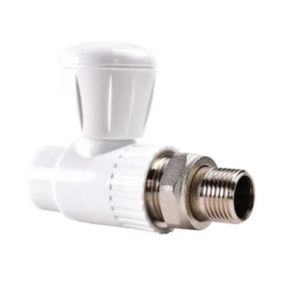 Кран шаровый  для радиатора прямой Д20х1/2 НР