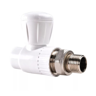 Кран шаровый  для радиатора прямой Д25х3/4 НР