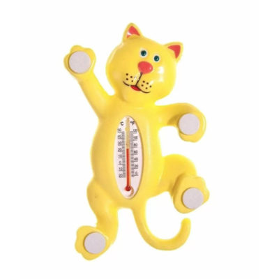 Термометр уличный декор на липучке КОШКА