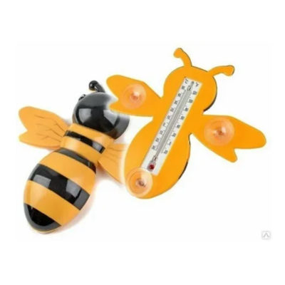 Термометр уличный декор на липучке ПЧЕЛА