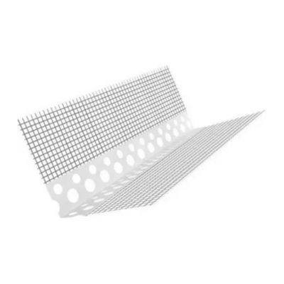 УГОЛ ФАСАДНЫЙ ПВХ С СЕТКОЙ 2