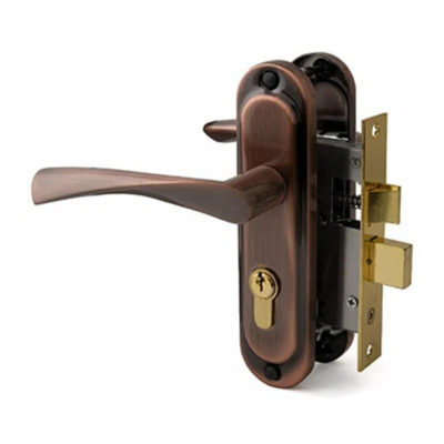 Замок врезной Avers 0827/60-C-AC медь