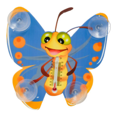 Термометр уличный "Бабочка" декор на липучке