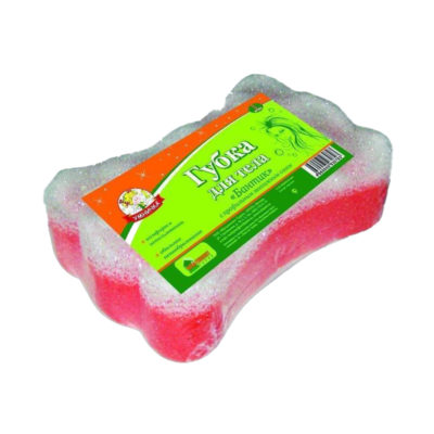 Губка для тела БАНТ с массажным слоем