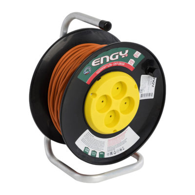 Удлинитель на катушке 4*50 м (ПВС 2*2