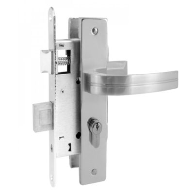 Замок врезной 109-55 мм (хром)