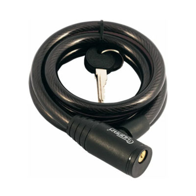 Замок велосипедный №26  12*1500 мм в ассортименте