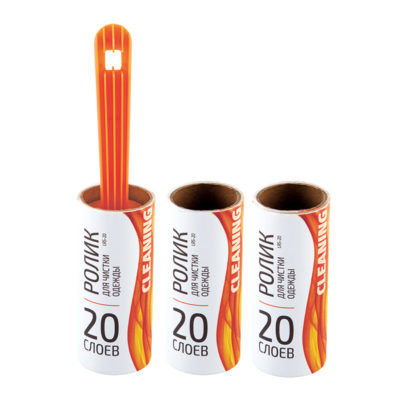 Валик чистящий для одежды (20 листов) + 2 запасных блока