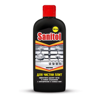 Средство чистящее для кухонных плит 250 мл "SANITOL"