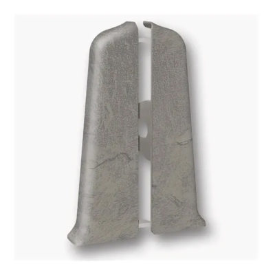 Торцевые (пара) д/плинтуса 70 мм Деконика Лофт светлый 547