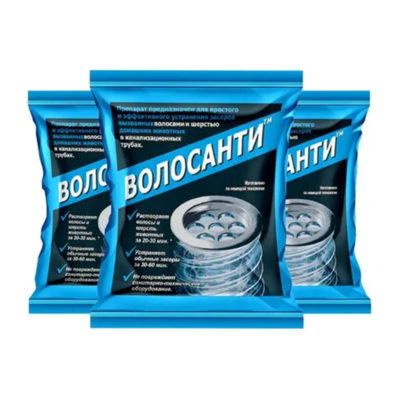 Средство для устранения засоров ВОЛОСАНТИ 35 г