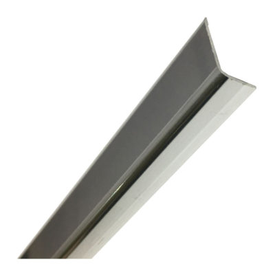 Угол анодированный ПН-20*20 серебро глянцевое