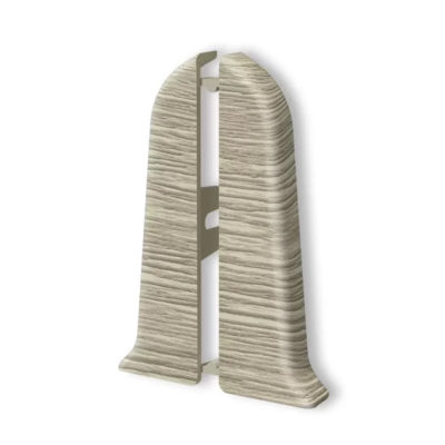 Торцевые(пара) для плинтуса 70 мм Деконика Дуб мокко 208