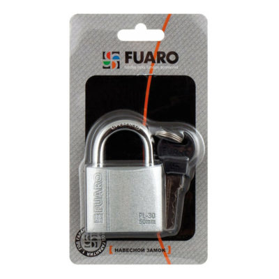 ЗАМОК НАВЕСНОЙ PL-3032 (32мм) 3 нгл. ключа