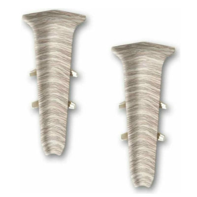 Угол внутренний д/плинтуса 70 мм "Деконика" Дуб Латте 229