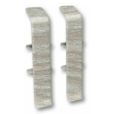 Соединитель для плинтуса 70 мм "Деконика" Орех Античный 294