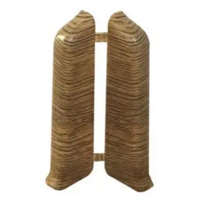 Торцевые (пара) для плинтуса 70 мм "Деконика" Орех Античный 294