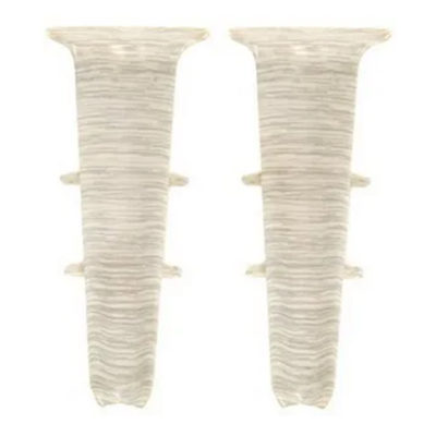 Угол внутренний для плинтуса 85 мм "Деконика" Дуб Латте 229