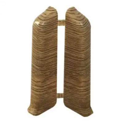 Торцевые (пара) для плинтуса 85 мм "Деконика" Орех Античный 294