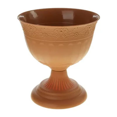 Вазон для цветов 17л коричневый