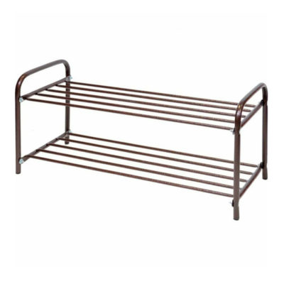 Полка для обуви металл 2 секции