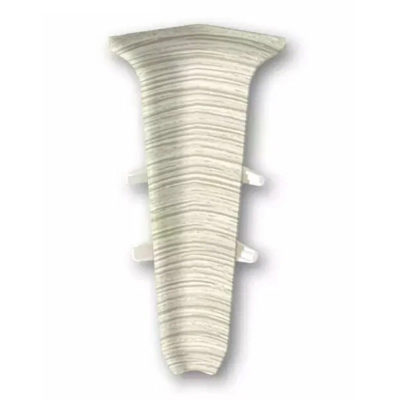 Угол внутренний для плинтуса 70 мм Деконика Дуб жемчужный 418