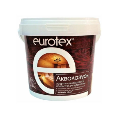 Пропитка декоративная ЕВРОТЕКС Белый 9кг (водн.осн.)