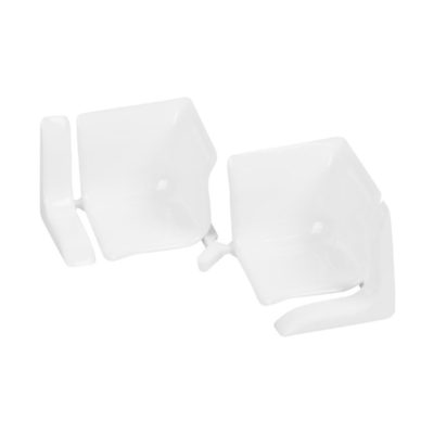 Набор комплектующих для универс.бордюра 25 мм Идеал 001 Белый глянц