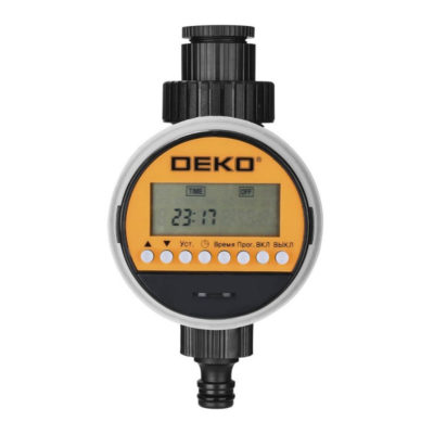 Таймер для полива электронный DKIT03 с ЖК-дисплеем