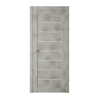 Дверь SMART NX-04 Beton Light Black Star 700*2000