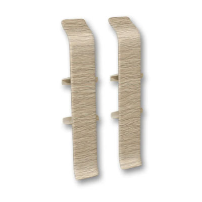 Соединитель для плинтуса 85 мм 2